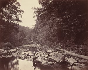 A Wissahickon Creek Philadelphia közelében, kb. 1863.