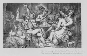 Robert Burns: Jolly Beggars (metszet)