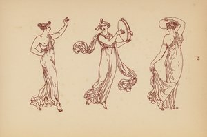 Ókori görög női viselet (litográfia) alkotó: John Moyr Smith
