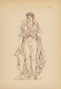 Ókori görög női viselet (litográfia) alkotó: John Moyr Smith