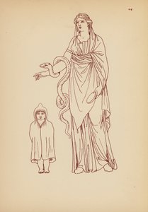 Ókori görög női viselet (litográfia) alkotó: John Moyr Smith
