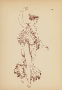 Ókori görög női viselet (litográfia) alkotó: John Moyr Smith