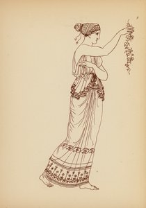 Ókori görög női viselet (litográfia) alkotó: John Moyr Smith
