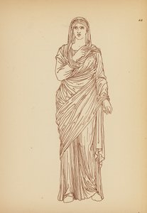 Ókori görög női viselet (litográfia) alkotó: John Moyr Smith