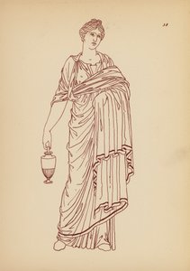 Ókori görög női viselet (litográfia) alkotó: John Moyr Smith