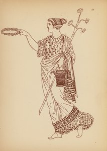 Ókori görög női viselet (litográfia) alkotó: John Moyr Smith
