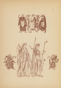 Ókori görög női viselet (litográfia) alkotó: John Moyr Smith