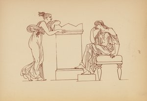 Ókori görög női viselet (litográfia) alkotó: John Moyr Smith
