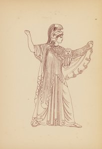 Ókori görög női viselet (litográfia) alkotó: John Moyr Smith