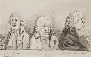 Batson, bankár, Tulley, bankár, Mr Wood, tanácsos, 69 Lombard Street, Cornhill, 1790 (toll, ecset és tinta papíron)