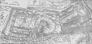 Nordens kilátás a windsori kastélyra, 1607. 1895 alkotó: John Norden