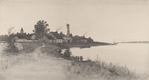 Névtelen tengerparti jelenet, 1891. alkotó: John O. Anderson