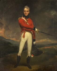 John Burge hadnagy (olaj, vászon)