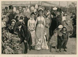 Virágbemutató a Royal Botanic Society kertjében, a Regent