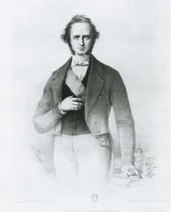 Henry John Temple (1784-1865) Lord Palmerston portréja, metszett Collette