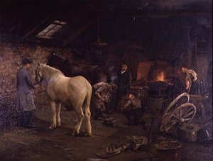 "Várja a sorát" alkotó: John Percy Cooke