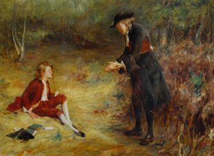 John Pettie - Egy útszéli prédikáció alkotó: John Pettie