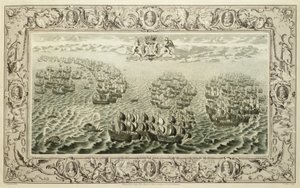 Armada (metszet egy faliszőnyegről), 1739