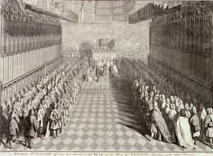 III. Vilmos megkoronázása a londoni Westminster Abbeyben, 1689, 1689
