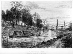 A Cassiobury Parkban, a XIX. alkotó: John Postle Heseltine