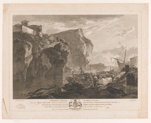 Kilátás az Europa Pointra, Gibraltár Europa Point, Gibraltár (cím a tárgyon) alkotó: John Pye (I)