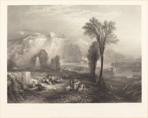 Ehrenbreitstein alkotó: John Pye after Joseph Mallord William Turner