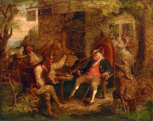 Wolfert Webber a fogadóban (Wolfert Webber aranyálma) 1857 (Olaj, vászon)