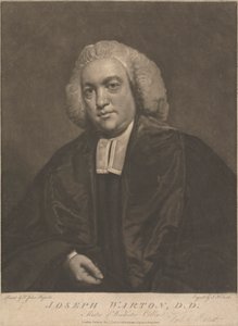 Joseph Warton, a Winchester College mestere