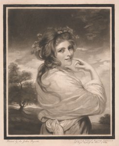 Lady Hamilton bakkhánsnőként alkotó: John Raphael Smith