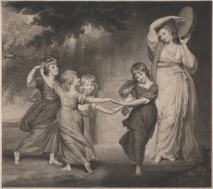 A Gower család: Granville, Gower 2. grófjának gyermekei alkotó: John Raphael Smith
