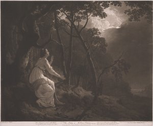 A hölgy Milton Comusában alkotó: John Raphael Smith