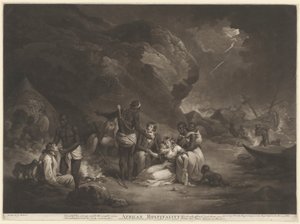 Afrikai vendéglátás alkotó: John Raphael Smith after George Morland