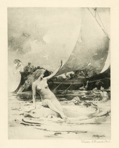 Illusztráció Catullus verseihez (mélynyomás) alkotó: John Reinhard Weguelin