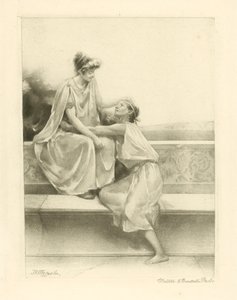 Illusztráció Catullus verseihez (mélynyomás)
