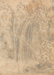 Egy vízesés alkotó: John Robert Cozens