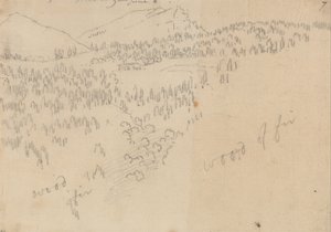 Innsbruck és Schönberg között alkotó: John Robert Cozens