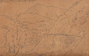 Tavernelle és San Casciano között alkotó: John Robert Cozens