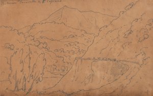 Tavernelle és San Casciano között alkotó: John Robert Cozens