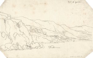 Genovától keletre alkotó: John Robert Cozens