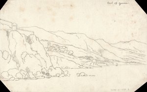 Genovától keletre alkotó: John Robert Cozens