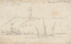 A Villa Franca lámpása alkotó: John Robert Cozens