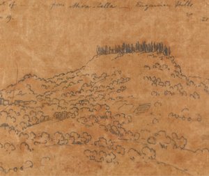 Mirabellából, Euganean Hillsből, június 19 alkotó: John Robert Cozens