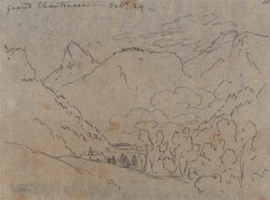 Grand Chartreuse, október 24. alkotó: John Robert Cozens