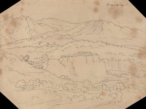 Monmeliant alkotó: John Robert Cozens