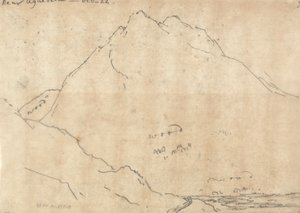 Aiguebelle közelében alkotó: John Robert Cozens