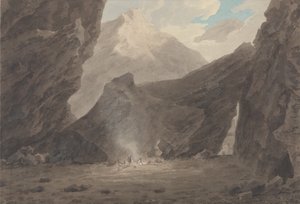 Chiavenna közelében a grúziai Chiavenna alkotó: John Robert Cozens