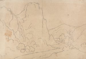 Schönberg közelében alkotó: John Robert Cozens