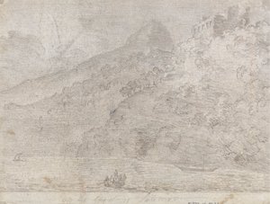 Salerno partján alkotó: John Robert Cozens