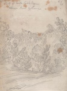 A Civita Castellana része, Narni és Róma között alkotó: John Robert Cozens