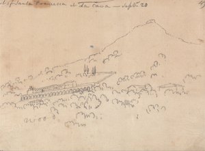 Santa Francesca a La Cava-ban, szeptember 20. alkotó: John Robert Cozens